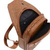 Fashion sports crossbody shoulder bag, large capacity men's chest bag, crossbody bag, small backpack
