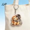 Durable Keychain Charm 2Pcs Punch Monkey Key Chain Pendant Exquisite Workmanship Wear-Resistant