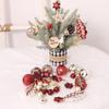 40pcs Delicate Irregular Balls Waterproof Hanging Ornament Crafts Christmas Ball Set  Gift