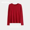 Women's Tencel Long Sleeve Semi-High Neck Base Layer, Autumn/Winter 2024 Collection - Medium-Thick, Loose Fit.