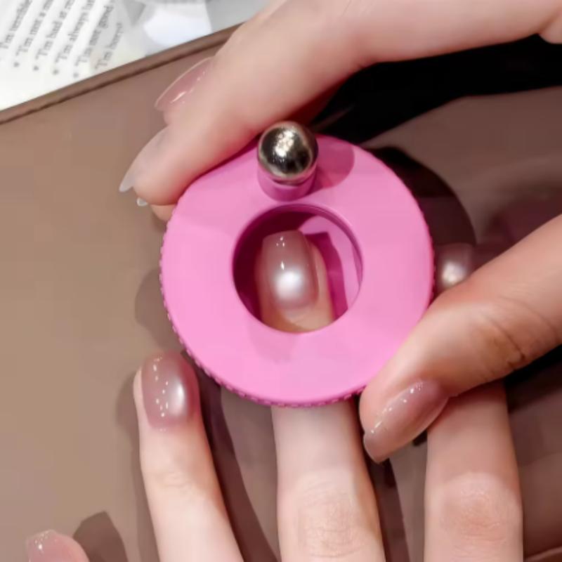 360° Rotatable Cat's Eye Magnets Manicure Tool New Disc Automatic Suction French Cat Eye Nail Art Styles For Nail Polish