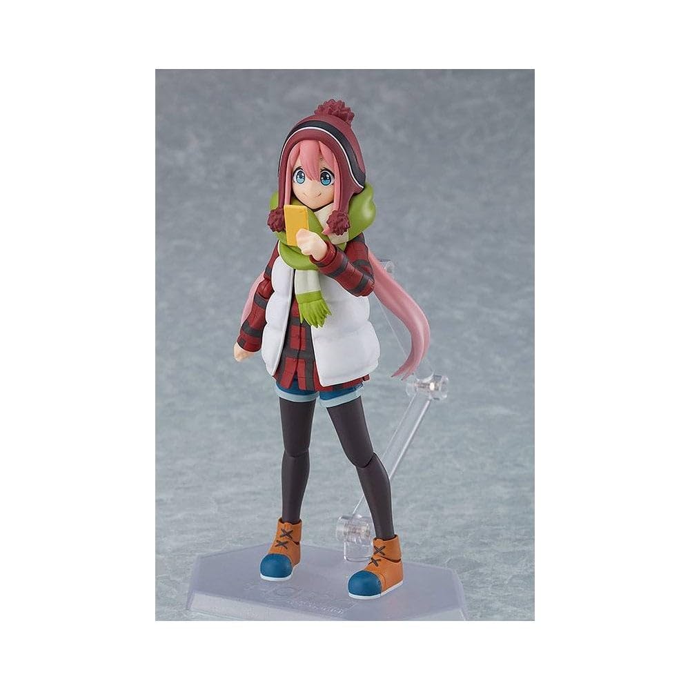 Figma Nadeshiko Kakamigahara malovaná pohyblivá figurka Yurucamp bez měřítka ABS&PVC