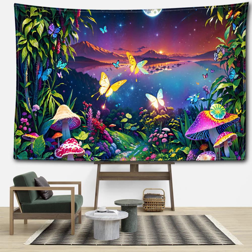 Вселенная Звездное небо Пейзаж Гобелен Настенный декор Таинственное искусство Колдовство — фото 3