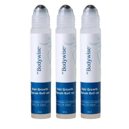 (3pcs)1/2/3x Be Bodywise Hair Growth Serum Roll On - 3% Rosemary, 3% Redensyl & 2% - (25ml) New Arrival