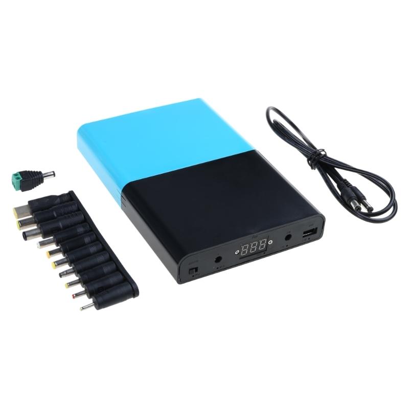

Without Battery 12-Slot 18650 Power Supply Case Housing Skin with DC5521 to DC5525 Power Cord Laptop Power Adapter Box 1