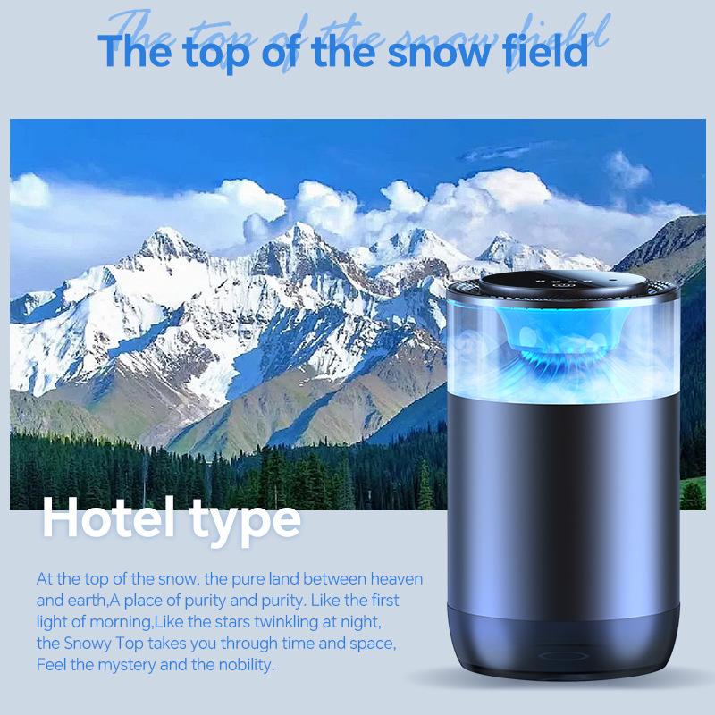 Smart Car Aroma Diffuser Cloud Mist With Sound RGB Light Auto Air Freshener Rechargeable Removing Odors Car Accessories