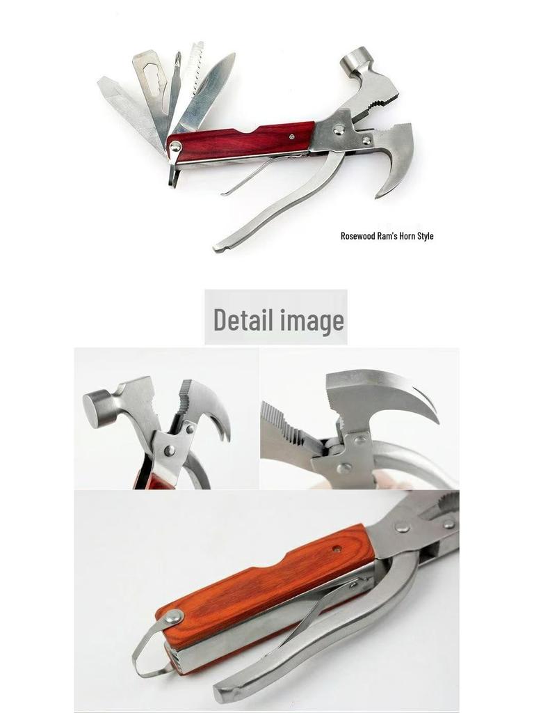 Multifunctional Car Safety Hammer: Emergency Escape Tool, Window Breaker, and Firefighting Aid
