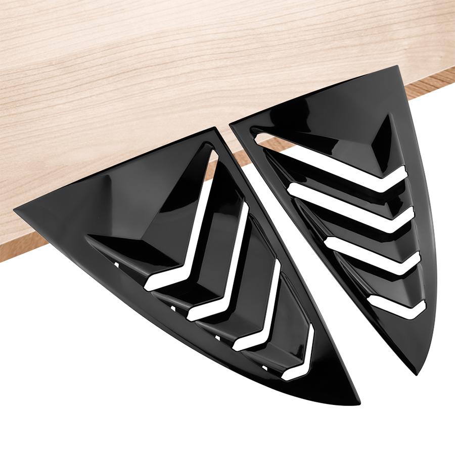 For Tesla Model 3+ Rear Side Blind Window Rear Triangle Window Spoiler Louver Carbon Fiber New Model3 Highland 2025 Accessories