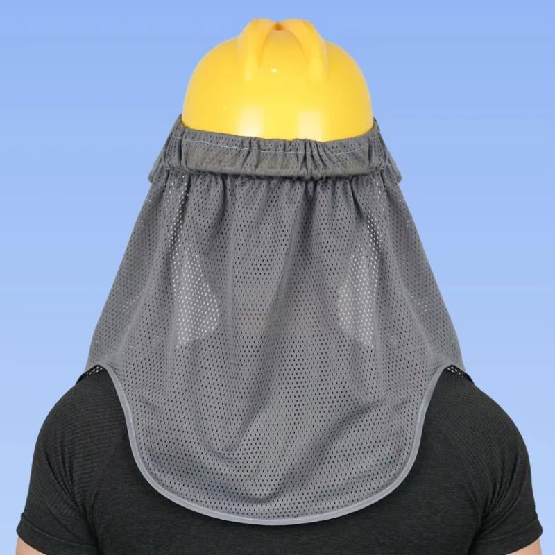 Hard Hat Sun Shield UV Protection Breathable Mesh Safety Helmet Sunshade for Industrial Outdoor Workers