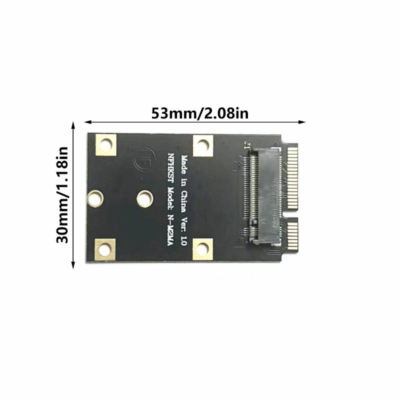 Mini PCIe WiFi Interfaces Adapter Card for 2230 2242 NVMe M.2 SSDs