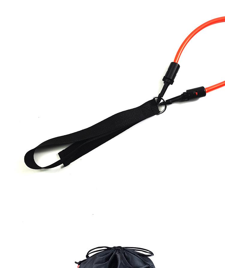 Elastic Multifunctional Resistance Band for Arm Training and Freestyle Sculling with Hand Paddles