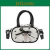 Sweet Butterfly Bow Decoration Women Casual Shoulder Crossbody Bag For Daily Use