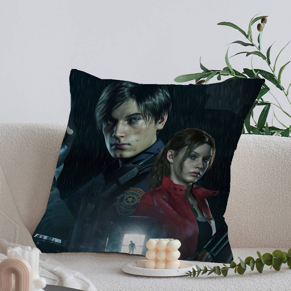 Hot Game R-Resident E-Evil Pillow Gift Home Office Decoration Bedroom Sofa Car Cushion Cover Case 45x45