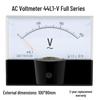 44L1-450V AC Pointer Voltmeter: Measures 250V, 300V, 500V, 1000V for Generators