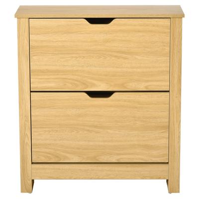 Entryway Shoe Cabinet, Shoe Cabinet Entryway and Hallway Unit - 2 Flip Doors 2 Compartments