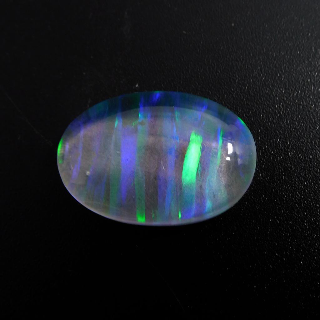 Lab-Created Opal Loose Gemstone Boulder 22.35 ct Multi Color Oval Cut October Birthday Birthstone