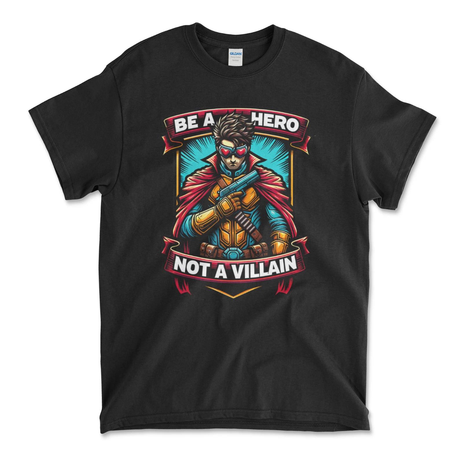 

Custom T-Shirt Be A Hero/ Unisex Soft Style T-Shirts, Gildan Heavy- Cotton M