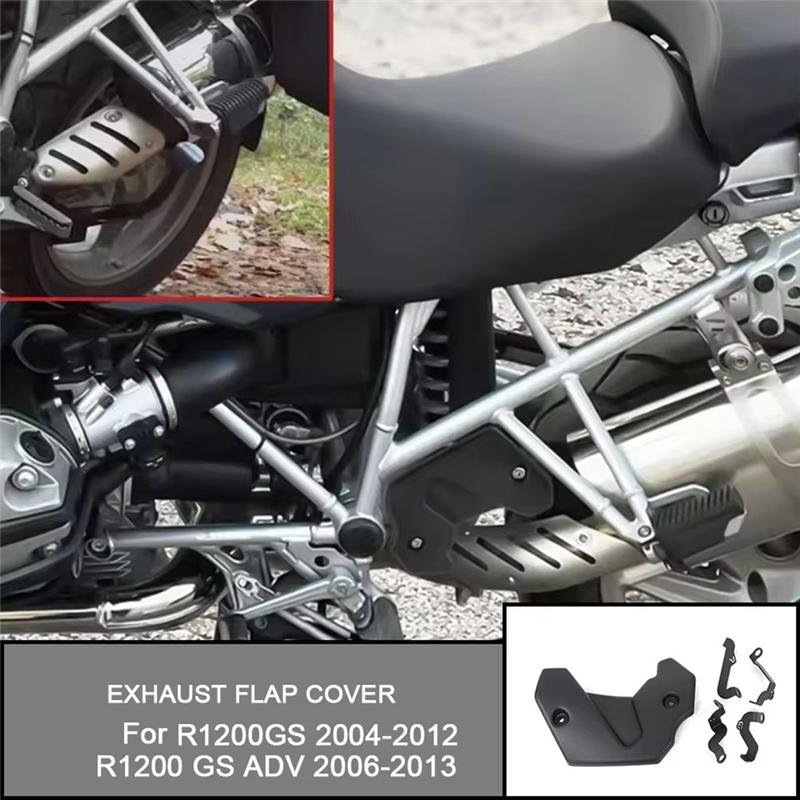 NEW-For BMW R1200GS 2004-2012, R1200 GS ADV 2006-2013 Exhaust Flap Cover Upper Frame Middle Side Panel Motorcycles Accessories