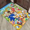 Blue Hedgehog Carpet Rug for Living Room Bedroom Home Sofa Decoration,Kids Play Non-slip Floor Mat