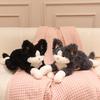 50cm Kawaii Curly Haired Cat Plush Pillow Soft Stuffed Animals Devon Rex Cat Kids Toys Sofa Cushion Home Decor for Girls Gifts