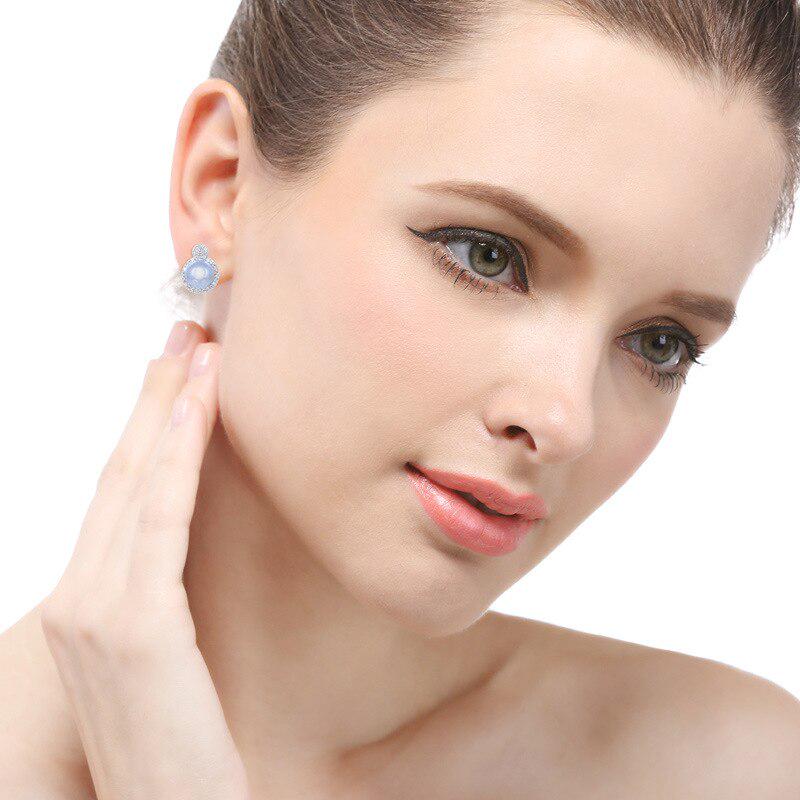 Tancise 925 Sterling Silver Zircon Earrings Drop Earrings For Women Wedding Party Gifts
