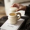 2024 New Mug INS Ceramic Cup with Lid Coke Coffee Tea Milk Couples Water Cups Wholesale