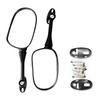 JPMODAO Fits CBR 600 RR Black Stock Style Racing Car Mirrors Left and Right Set 2003-2012 RR/1000 2004-2006 -