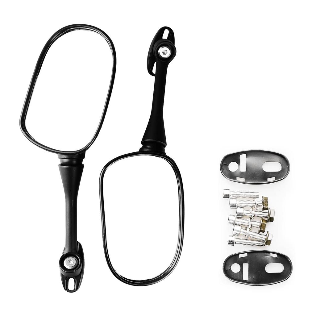 JPMODAO Fits CBR 600 RR Black Stock Style Racing Car Mirrors Left and Right Set 2003-2012 RR/1000 2004-2006 -