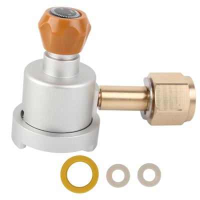 CO2 Filling Adapter for DUO for Terra for Art Soda Maker CGA320 CO2 Cylinder Silver Male Adapter