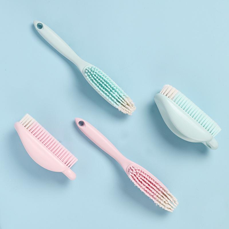 Soft Bristle Brush Shoe Brush Cleaning BrushDense Bristles Household Shoe Washing Brush with Handle Multi-purpose Bristle Brush