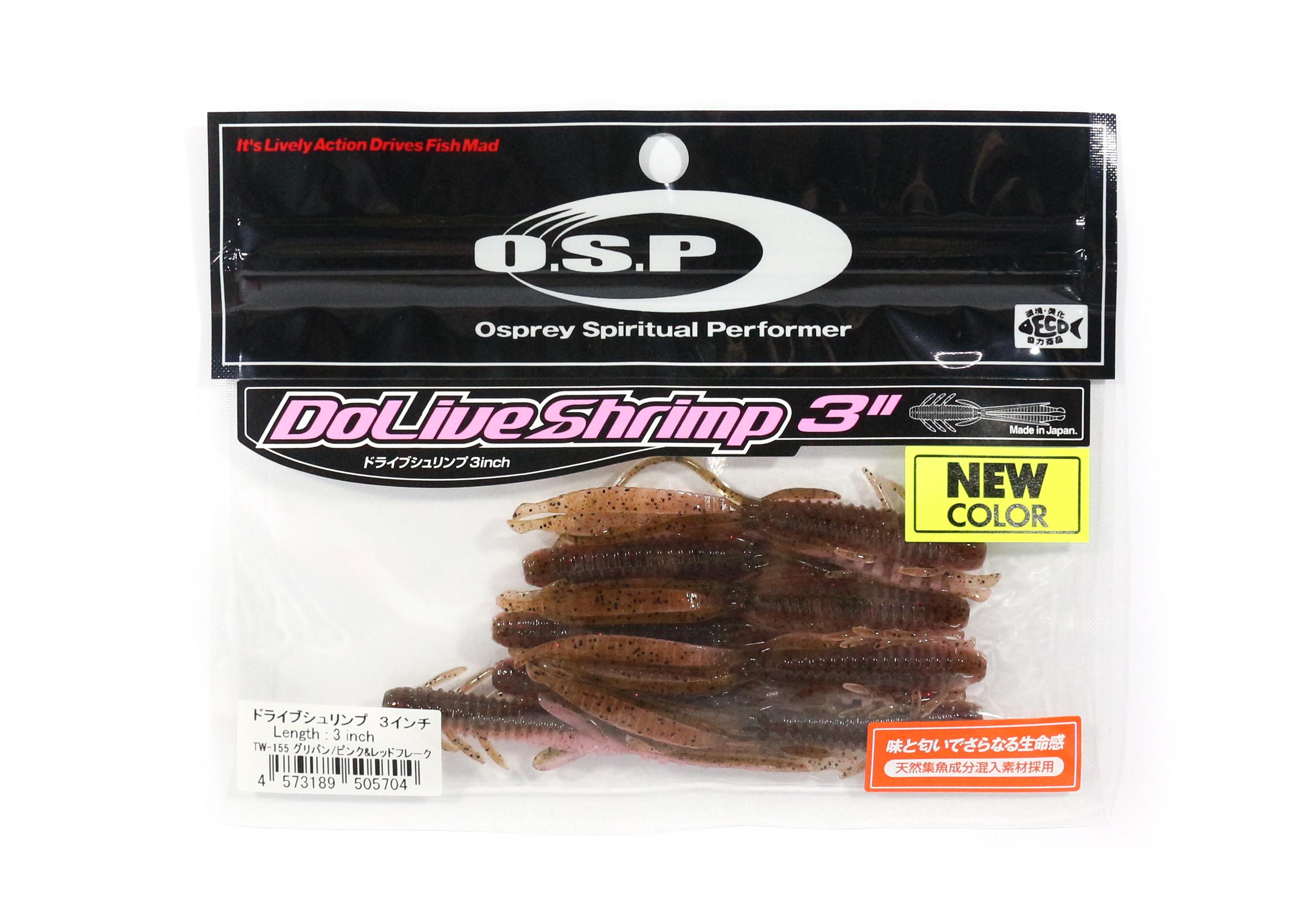 

OSP Soft Lure Dolive Креветка 3 дюйма W-155 (5704)