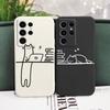 Hardworking Cats Phone Case For Samsung Galaxy S25 FE S24 S23 S22 S21 S20 S10 Ultra Plus Note 20 Ultra 10 9 Plus Cover