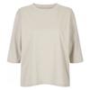 Shop   Women Round Neck Loose FiT Basic Plain T shirT Beige Dai Wsh 20416