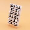 Classic 12-Pair Pearl Stud Earrings Set with Iron Needle