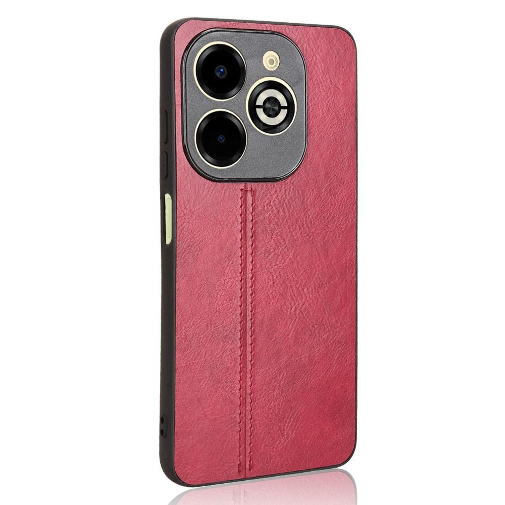 For Infinix Smart 8 Plus/8 Pro 4G Case Stitching Line PU Leather+PC+TPU Phone Cover