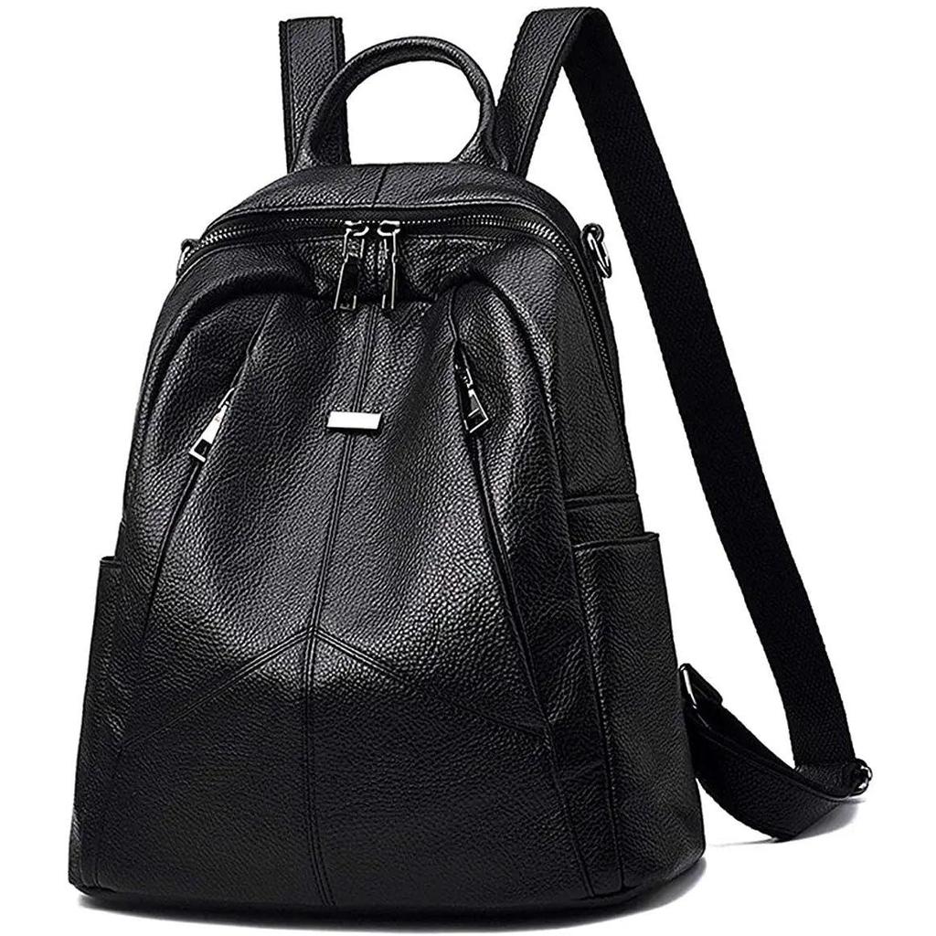Premium Leather Convertible Backpack Handbag Sling Bags for Women