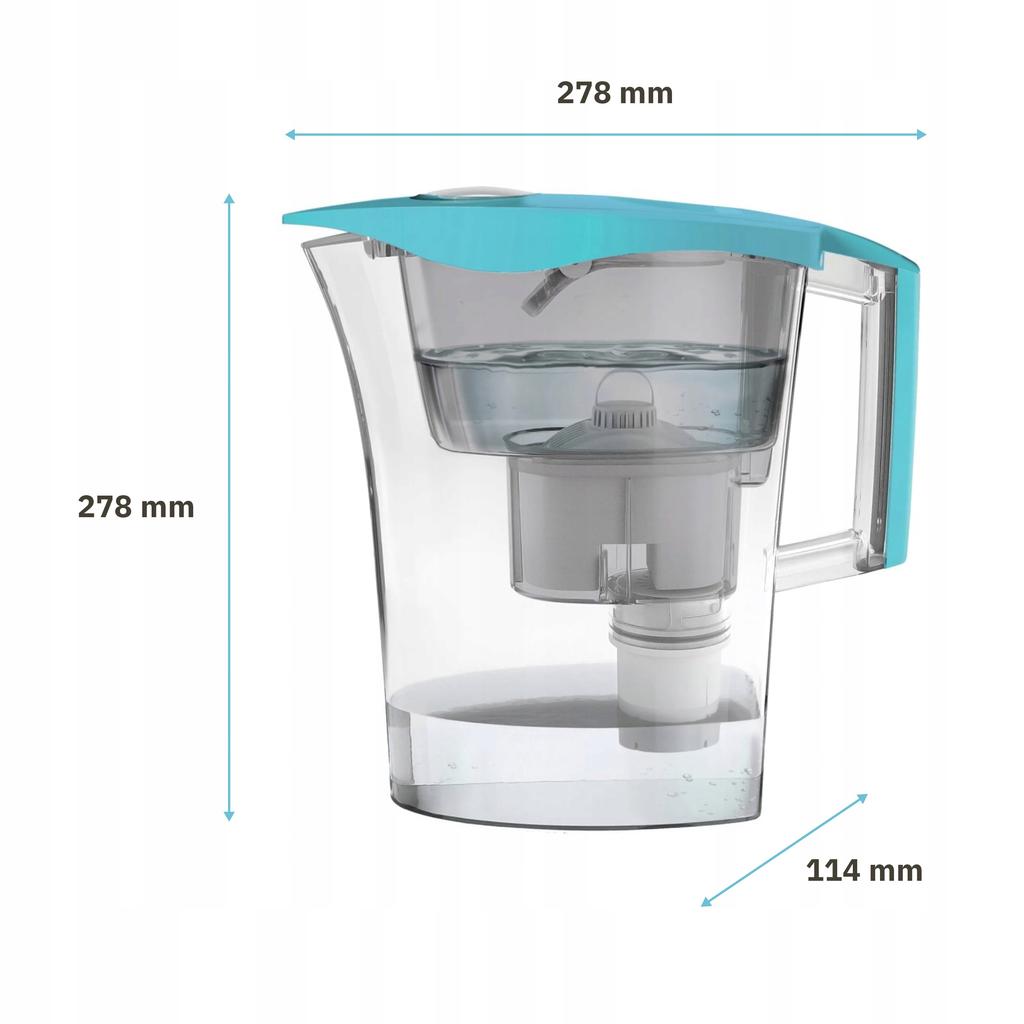 LAICA MikroPLASTIK-STOP 3L Water Filter Jug with Microplastic Filter