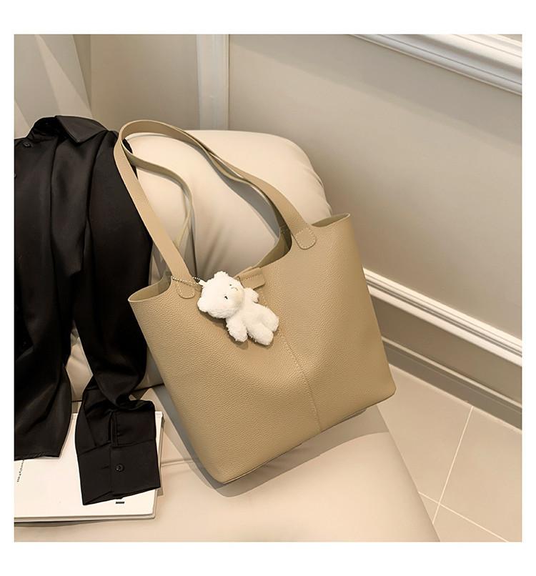 Wholesale Stylish Shoulder Bag Women's Bags 2024 Spring Trendy Pu Material Tote Bag