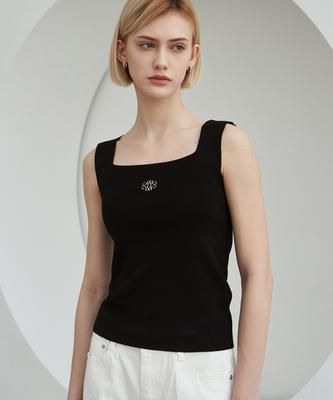 Nigaennikol Nicole Square Neck Sleeveless_Black