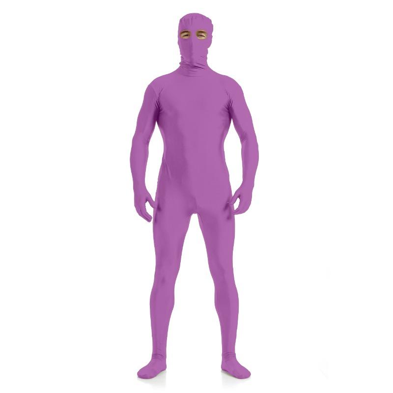 All-inclusive Exposed Tights Solid Color Cross-dressing Gymnastics Clothes Stage Performance Clothes Elastane Cos Clothes Onesie