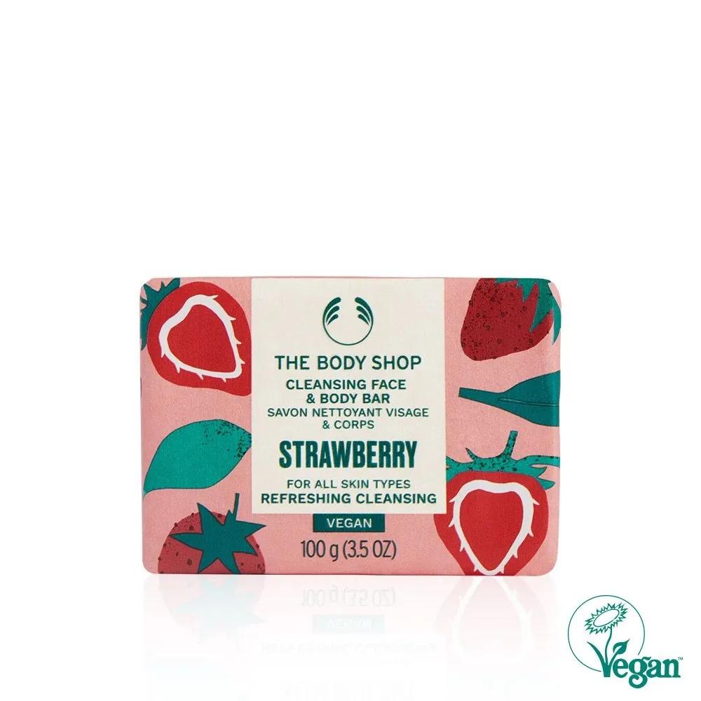 

Strawberry Cleansing Face & Body Bar 100g (25125)