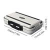 Lure Box 2 Piece Set Double Sided Waterproof Fishing Tackle