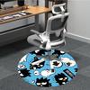 1pc BADBADTZ-MARU Office Round Area Rug, Indoor Mat Suitable For Office, Under Office Chairs Bedroom Living Room Home Decor, Room Deco