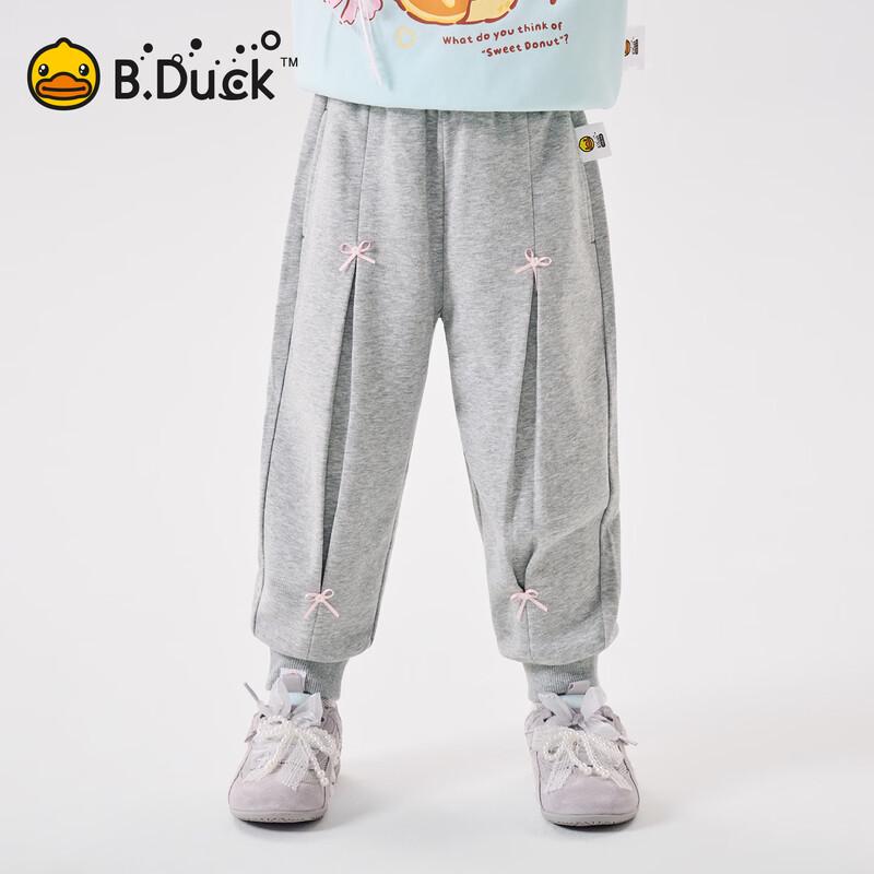 B.Duck Girls' Bowknot Casual Long Pants