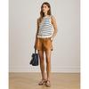 Lauren Ralph Lauren Striped Cotton Sleeveless Sweater Wmlrswescm20056100
