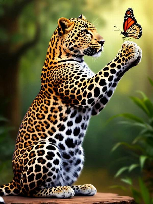 Diamond Painting New Collection Colorful Butterfly Leopard Diy Full Rhinestone Embroidery Animals Mosaic Cross Stitch Kits Wall Decor