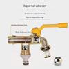 TLXT All-Copper Anti-Freeze Dual Outlet Outdoor Faucet