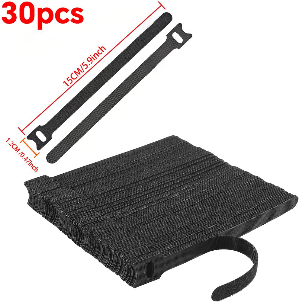 

Adjustable Cord Ties Reusable Cable Ties Microfiber Hook Loop Cords Tape Storage Fastening Strap Tape Organizer 12mmx150mm