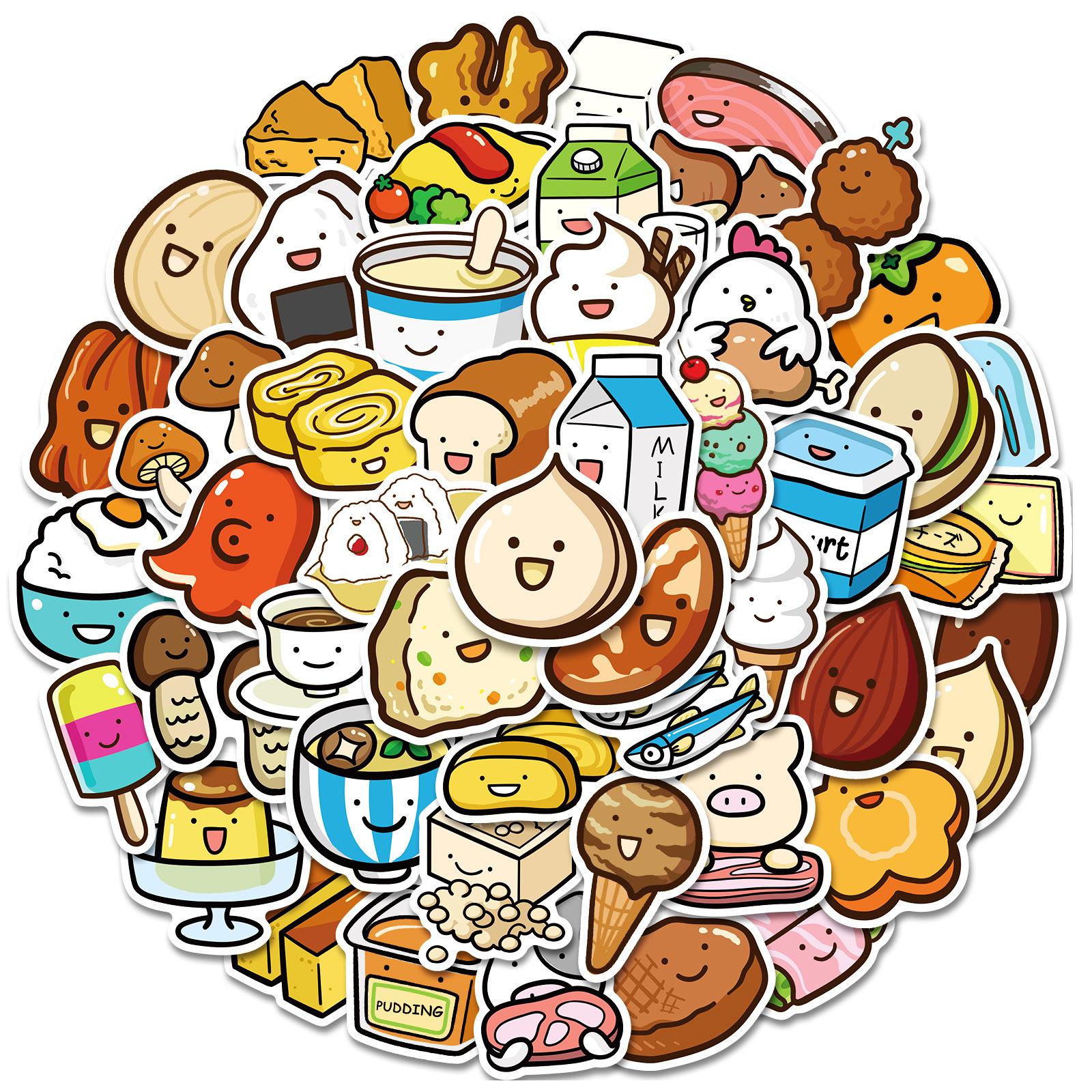 

50 шт. новые наклейки, милые наклейки для ноутбука, наклейки для мобильных телефонов