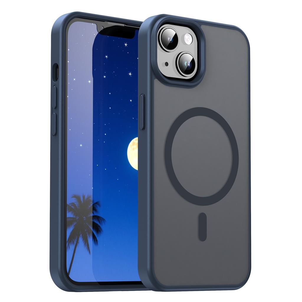 iPhone 14 Magsafe Phone Case,Translucent Matte Shockproof Magnetic Phone Cover for iPhone 14